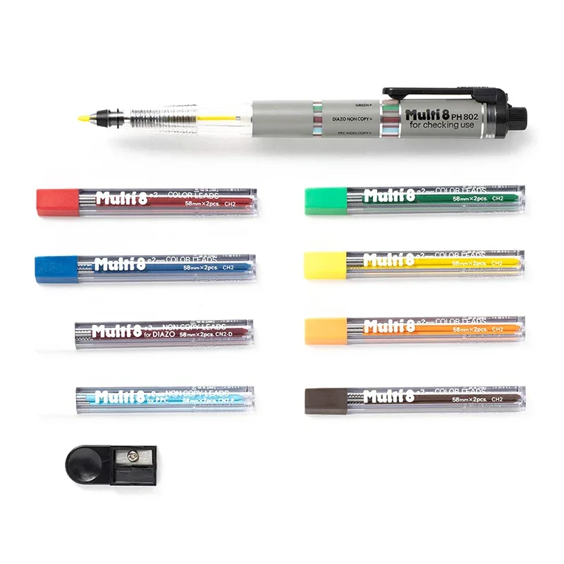 Pentel Pen Energel - Matita meccanica Pentel Multi+8 2.0mm, modello