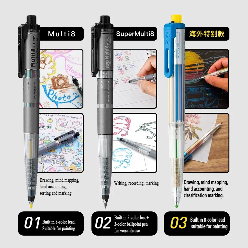 Matita meccanica Pentel Multi+ - Pentel Pen Energel recensione e prezzo
