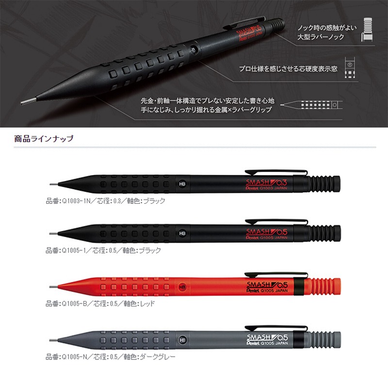 Giappone Pentel Premium SMASH  - Pentel Pen Energel recensione e prezzo