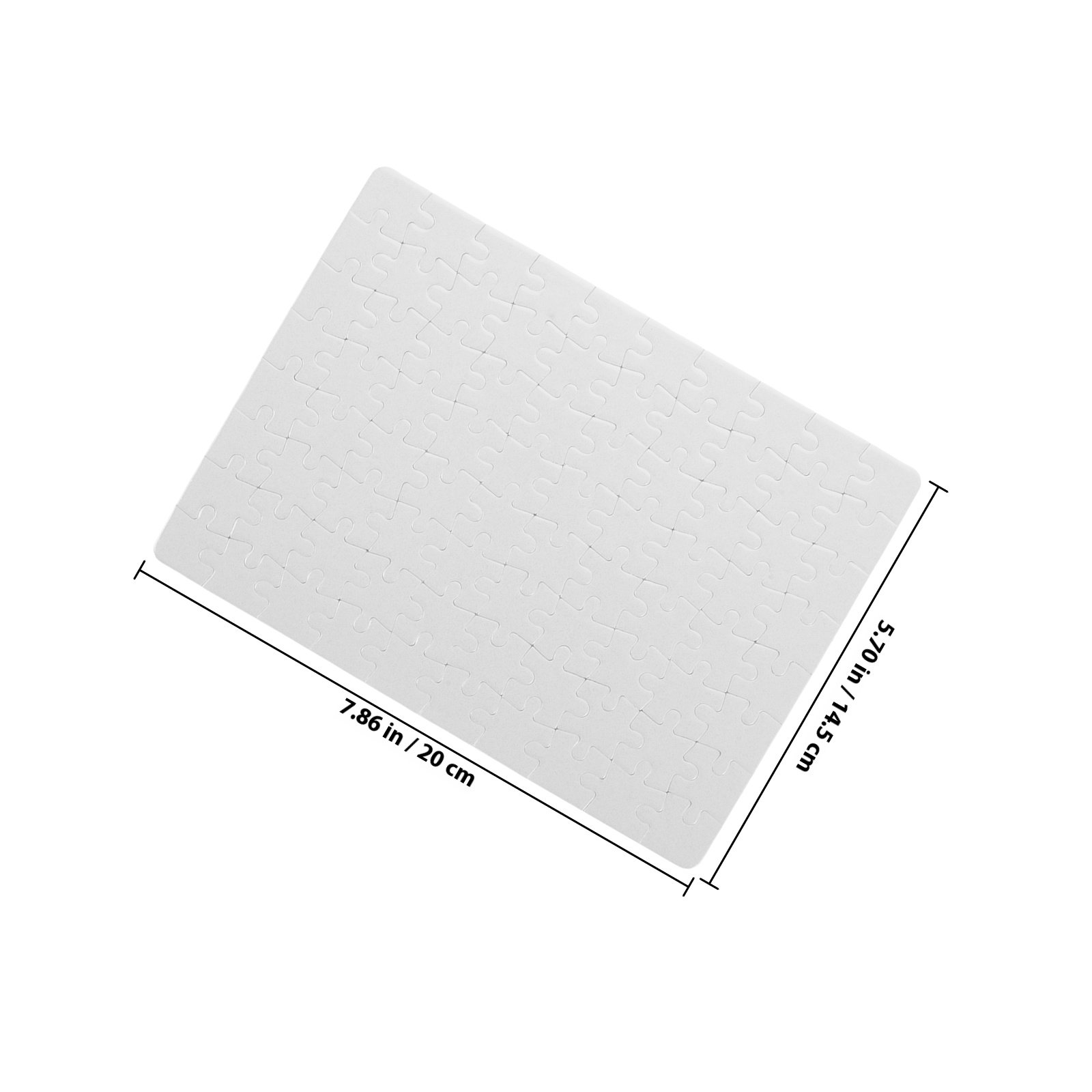 4 fogli di pezzi di puzzle bia - Puzzle Blank White recensione e prezzo